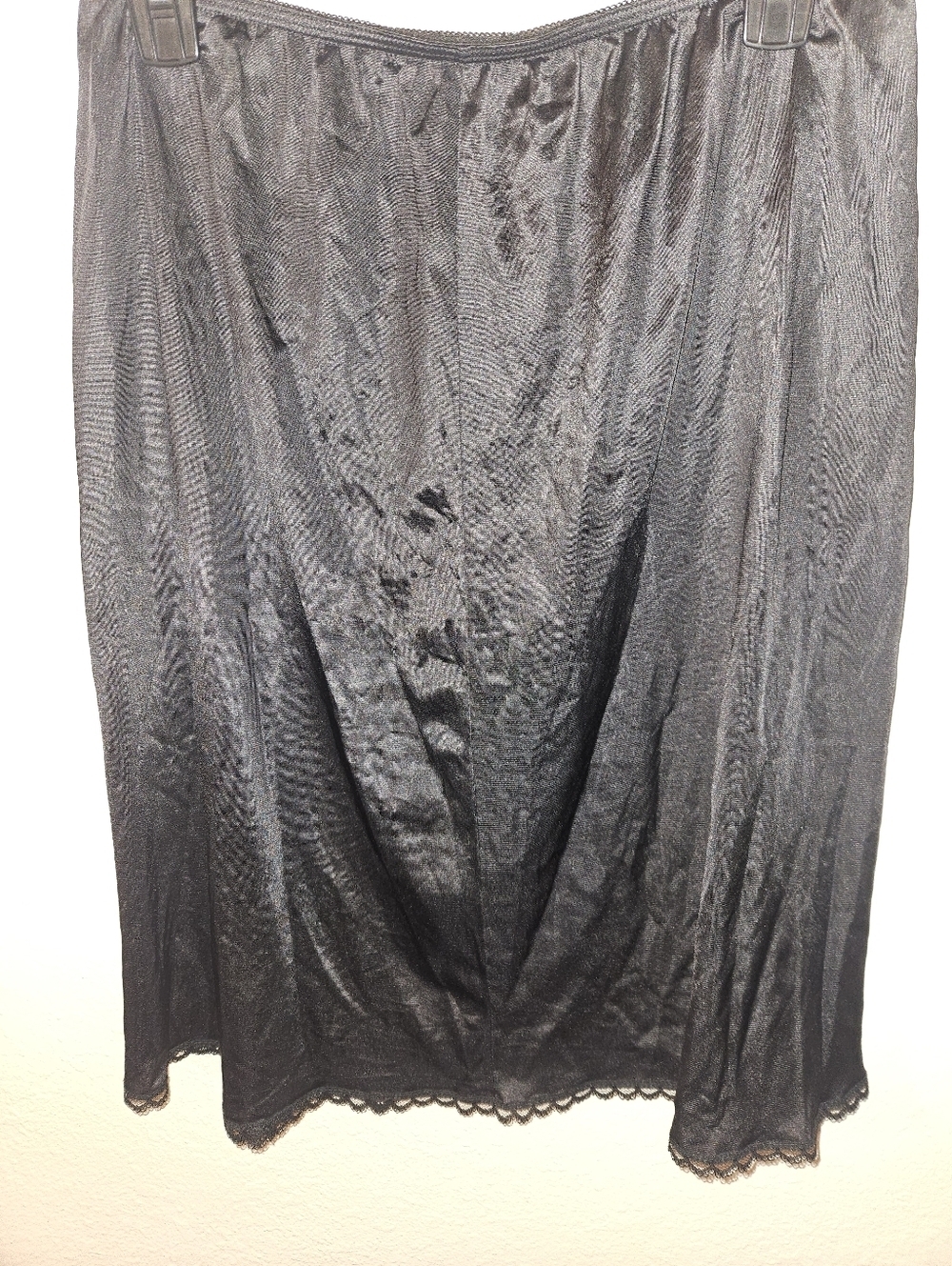 Wondermaid Womans Black Half Slip Size 1x